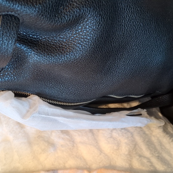 Rebecca Minkoff Blythe Black Studded Drawstring Backpack. Brand New - Picture 8 of 10